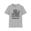 Baking Raccoon T-Shirt: Vintage Engraved Funny Animal Tee