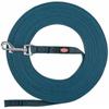 Dog Leash - TRIXIE - Petrol Blue - 10 M X 1.5 Cm - Non-slip - Size S/M