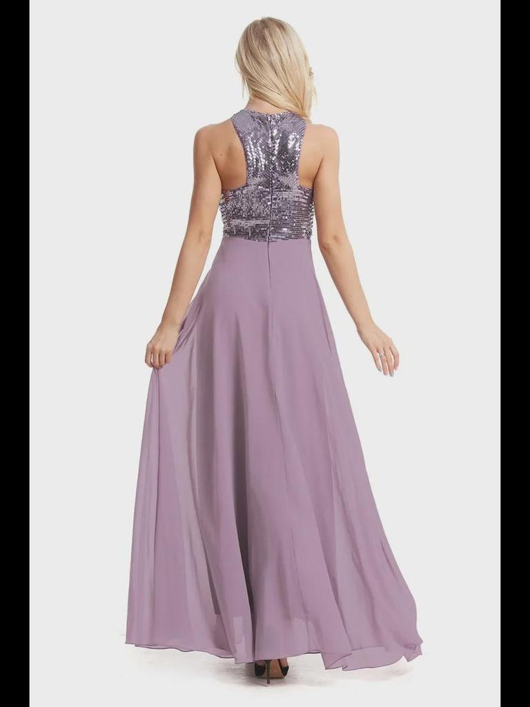Sequined Slim Bridesmaid & Evening Dress - Women's 2020 Collection