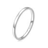 925 Sterling Silver Simple Rings for Women Wedding Engagement Heart Rings with Zircon  Female Jewelry 2025