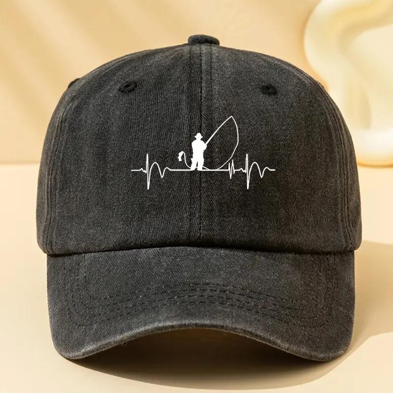 Spring and Summer Baseball Caps Men's and Women's Printed Soft Top Ins Versatile Washed Old Sunshade Cap Batch