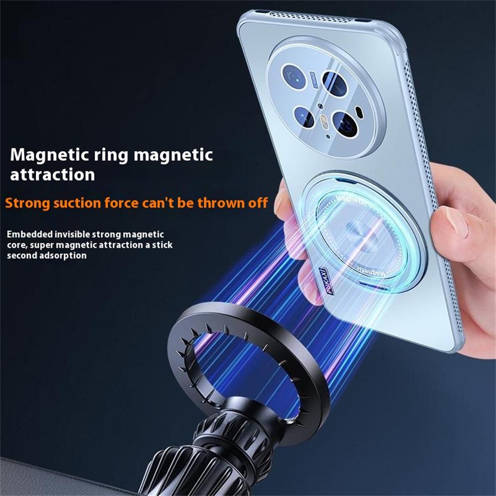 Etui do Huawei Mate 70 Pro/Mate 70 Pro+ Kompatybilne z MagSafe Podpórka TPU PC Odprowadzanie ciepła Pokrowiec na telefon