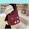 Large Capacity Japanese Style Nylon Tote Bag For Students And Commuters