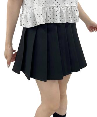 WEGO PHILLY Jupe Plissée Taille Noire, Femme, S,