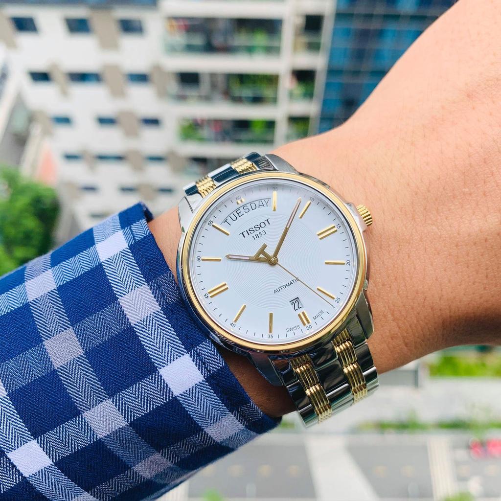 Tissot Hengyi Collection Automatik Mechanisches Uhrwerk Herrenuhren Uhr 39mm Weißes Zifferblatt T065.930.22.031.00 T065.930.22.031.00