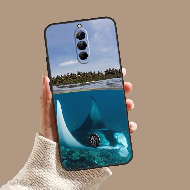 Animal Manta Ray Case For ZTE Nubia Red Magic 11 10S 9S 8S 8 9 10 Pro Plus 6 7 6S 7S Pro 5G 6R 10 Air Cover