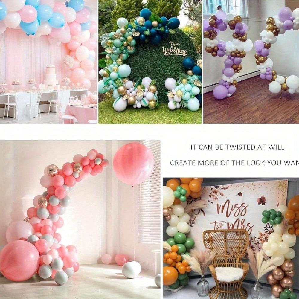1 Set Balloon Arch Kit DIY Arbitrary Bending Shape Arch Stand Kit with Water Filled Base Idear for Mother Day Wedding Party