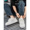 Men‘s Shoes Thick-Soled Mesh Breathable Youth Casual Board Shoes Summer Student Sports White Shoes Men.