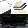For Hyundai Kona 2025-2025 Car Windshield Sunshade Sun Shade Foldable Reflective UV Sun Shield Sunshade Protect Car Accessories