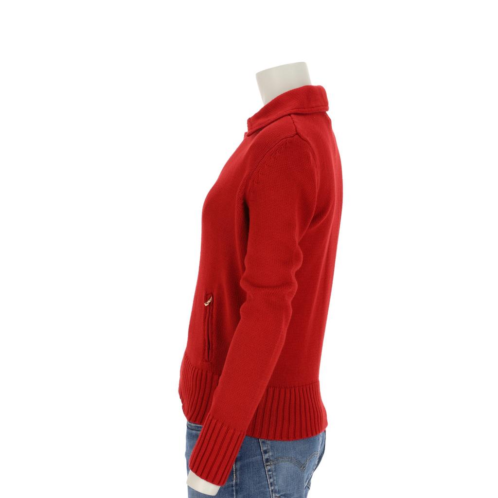 Seconde vie - Pull Femme  full-zip Rouge - Excellent état