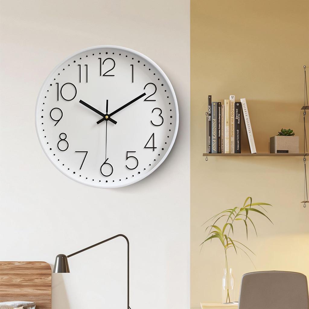 Oblivi Vegg Kontinuerlig Andre Vegghengt Rom Stor Enkel til 30 cm Klokke, Ikke-Radiostyrt, Stilig, Skandinavisk, Hånd, Stille, Klokke, Klokke,