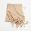 Versatile mohair solid color scarf women's winter thickening simple warmth enlarged shawl scarf
