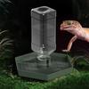 Stable Turtle Water Bowl Anti-slip Automatic Water Dispenser Lizard Food Feeder  for Amphibians