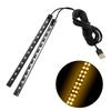 Nishihaya Car LED Tape Light, 2 Lights, Floor Light, USB Type, Lamp, Indoor, Foot Light, Lighting, Decoration, Car, W2 (Yellow)
