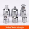 Multi-Drive Socket Adapter for Ratchet Wrench: 1/2" To 3/8" To 1/4