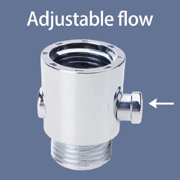Portable Shower Valves Button Type 1/2Inch Water Flows Control Valves for Easy Installion Designs Bidet Sprayer Use