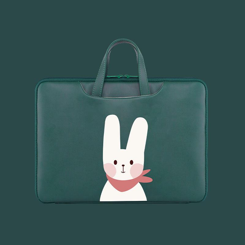 

TS JYL laptop bag,Korean Rubber Laptop Case 15 Inch Notebook 13 Inch MacBook Elastic 16.1 inches зелений