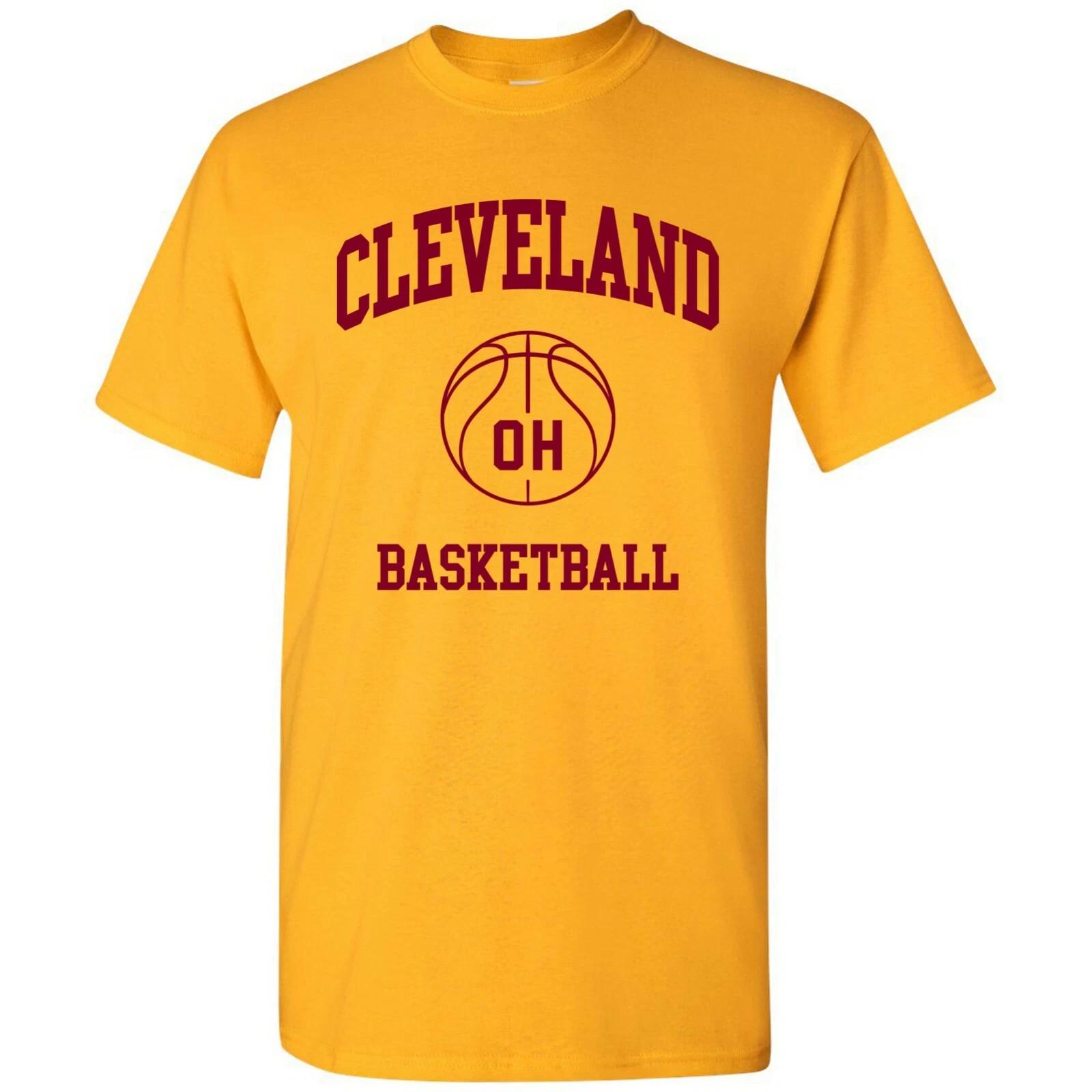 Cleveland Classic Basketball Arch Basic Cotton T-Shirt S