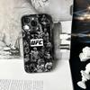Custodia per Telefono U-Ufc Conor McGregor Argento Colorato Opaca Per IPhone 16 17 15 14 13 12 11 Pro Max Plus XS X Cover Rigida Antiurto