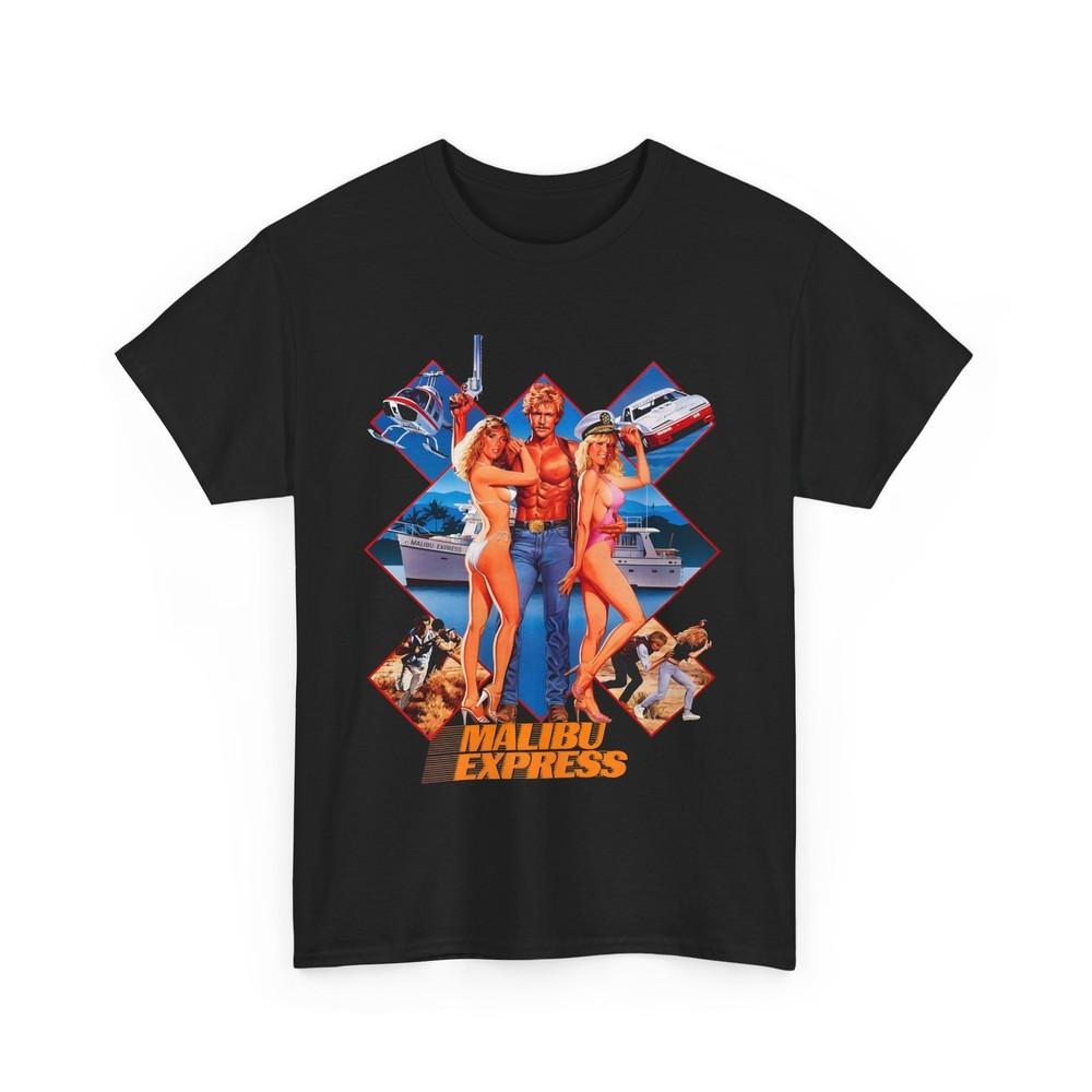 

1985 malibu express movie poster tshirt 4XL