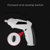 Wireless Electric Screwdriver USB Rechargeable Rotating Multi-grip Mode Electric Drill Tool with LED Light New