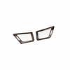 Cover Trim Console L&R Air Outlet Vent For BMW X1 E84 2010-2015 Agate Wood Grain