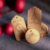 Wrapping Supplies Kraft Paper Santa Claus Christmas Labels Christmas Tag Hang Tags Gift Wrapping