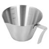 Coffee Measuring Cup Stainless Steel 100 ML Scale Measurer Tool for Milk Tea Drinks