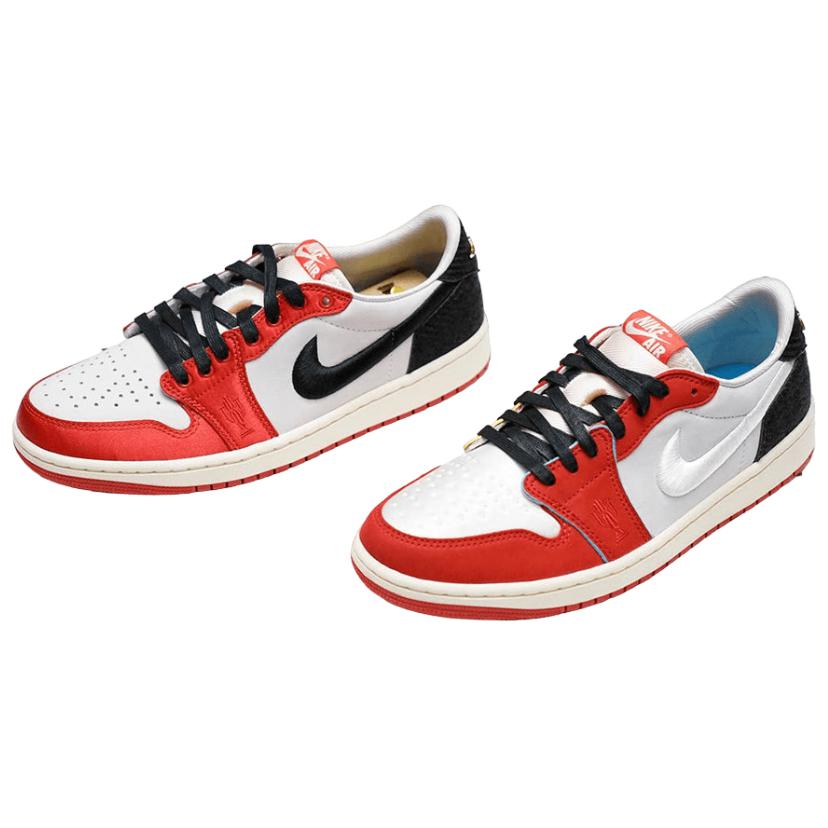 Trophy Room x Air Jordan 1 Retro Low OG SP Rookie Card - Away Unisex Tenisky Red Sail Black FN0432-100