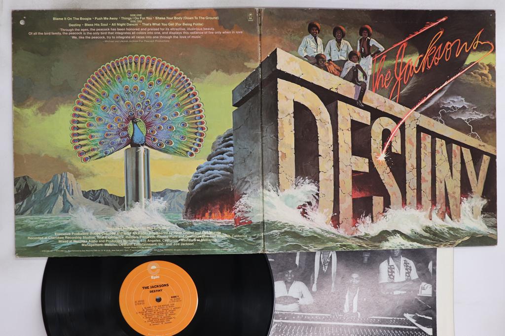 LP Record JACKSONS - Destiny JE35552 EPIC 1978 US Soul/Funk Used
