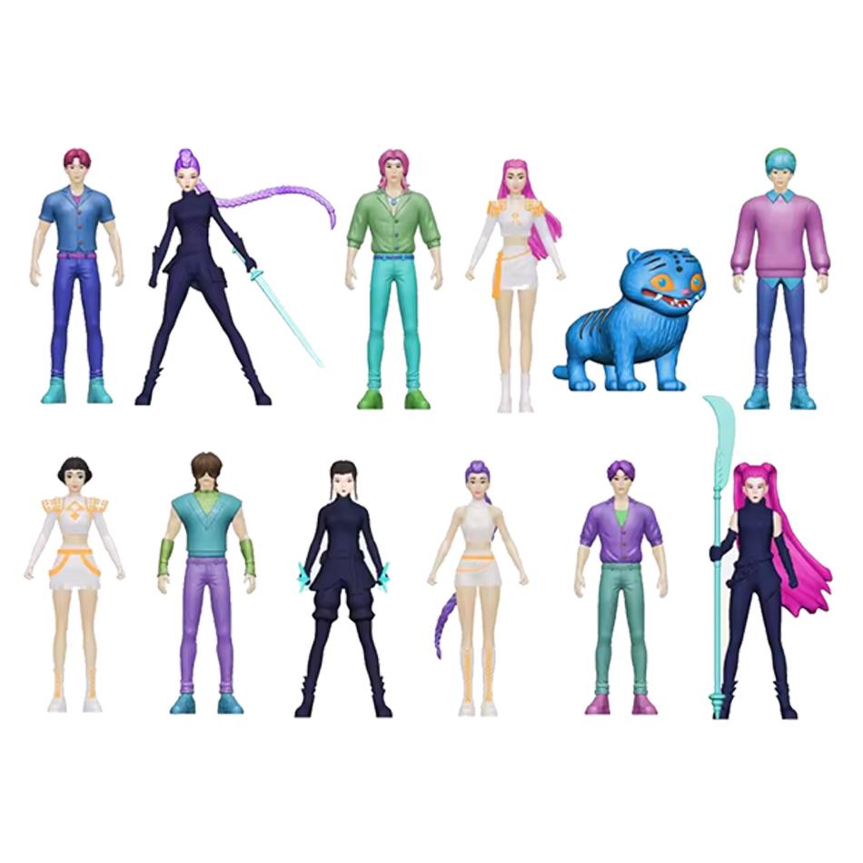 Anime Demon Hunters blind box Demon Hunters Rumi Mira Zoey Tiger Toy Desk Decoration Statues Ornament Kid Christmas Gifts
