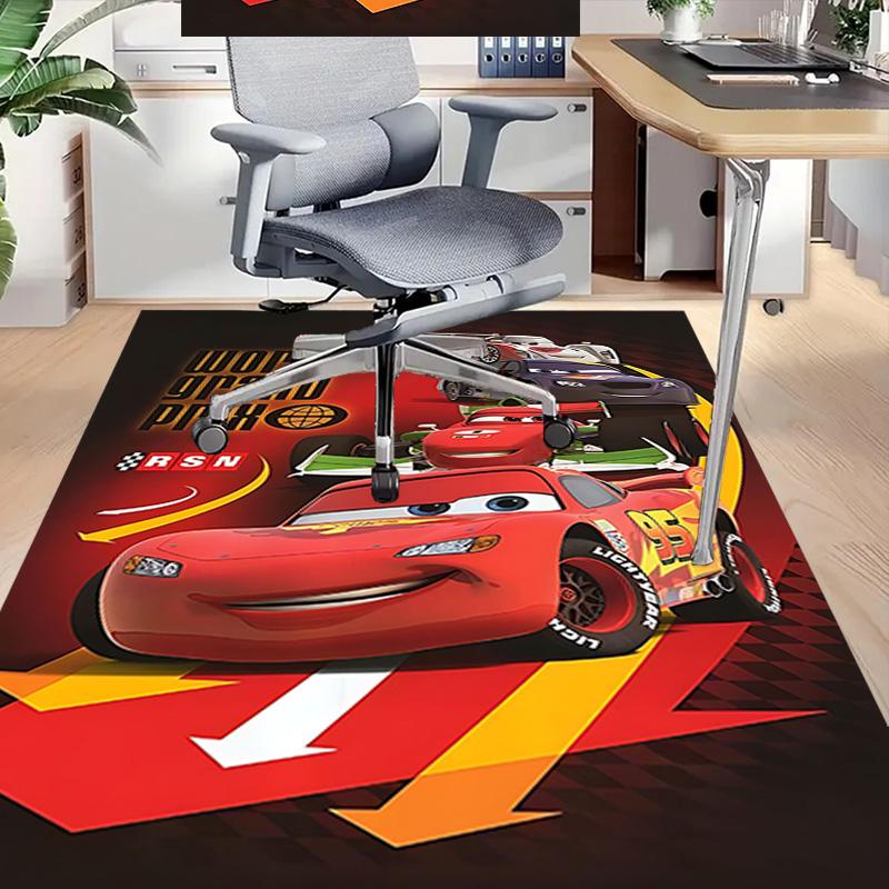 1pc Mcqueen Carpet for Playroom Bedroom Living Room Sofa Home Decor,kids Game Area Rug Non-slip Floor Mat Y72928