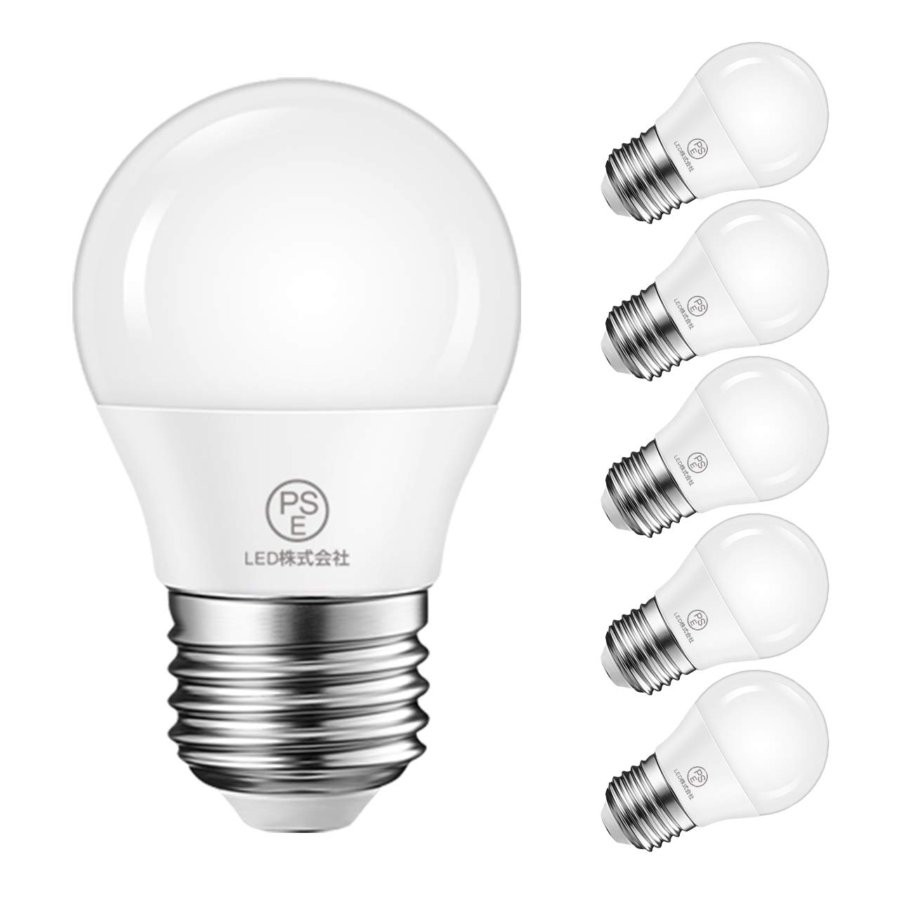 

LVWIT LED Bulbs, E26 Base, 40W Equivalent, 470LM, 4.5W, Warm White, 3000K, Wide Beam Distribution, High Brightness, Long Life, Energy Saving, PSE