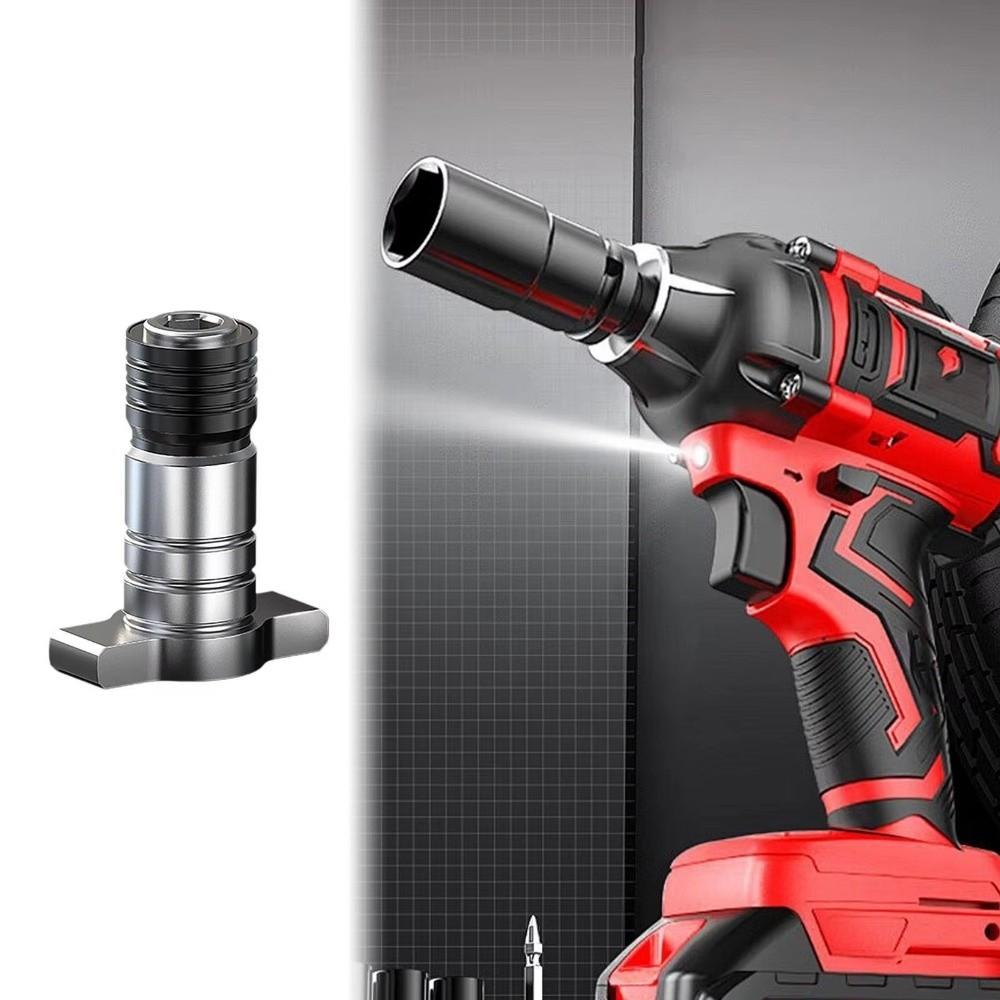Brushless Impact Wrench 1/4 Power Drill Multifunctional Hex T-type Shaft  Tool Accessories