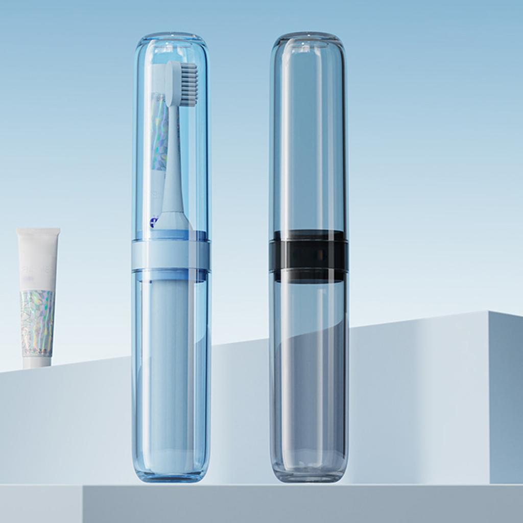 Portable Toothbrush Containers Protectors Hygienic Carry Case For Toothpaste And Mouthwashes Compactly Travel Essential