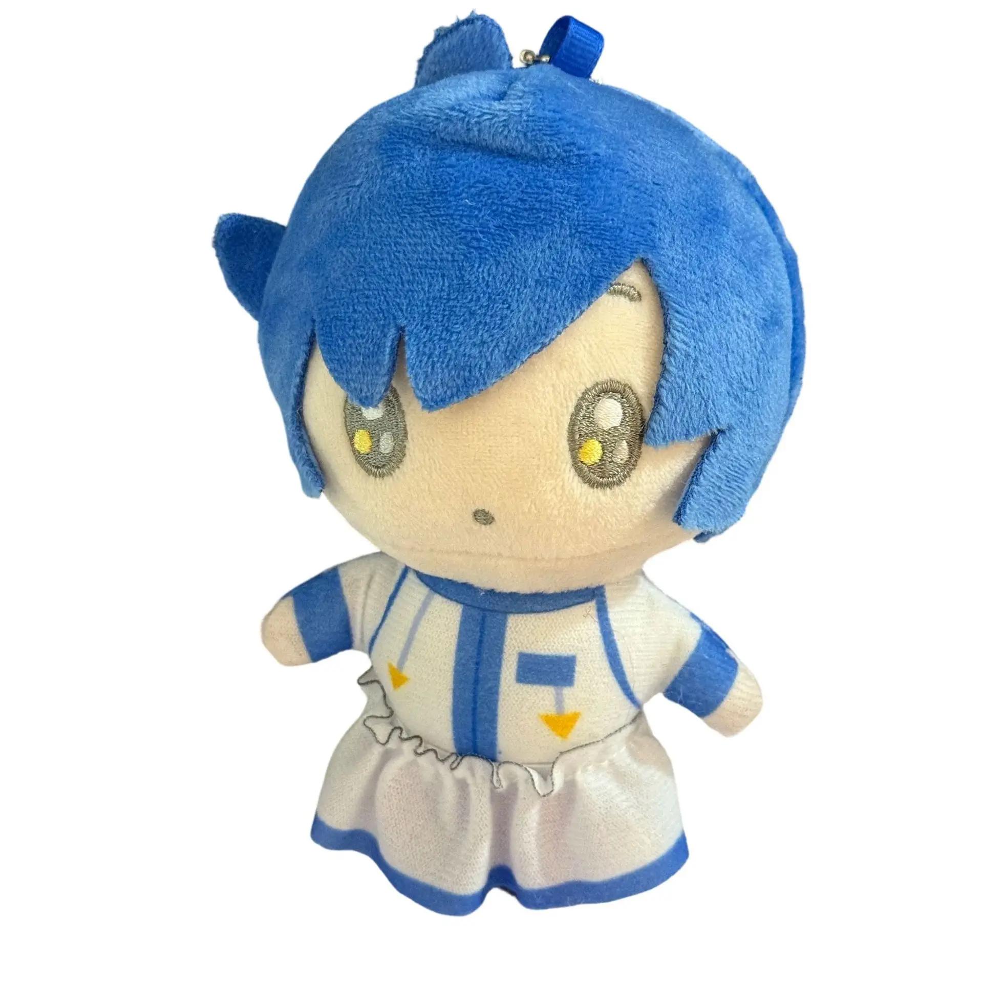 Q-Version Vocaloid Charakter Plüschanhänger Miku Kaito Rin Len Luka Mini Flauschiger Schlüsselanhänger für Rucksackornament Geschenk Sammlerstück 15cm