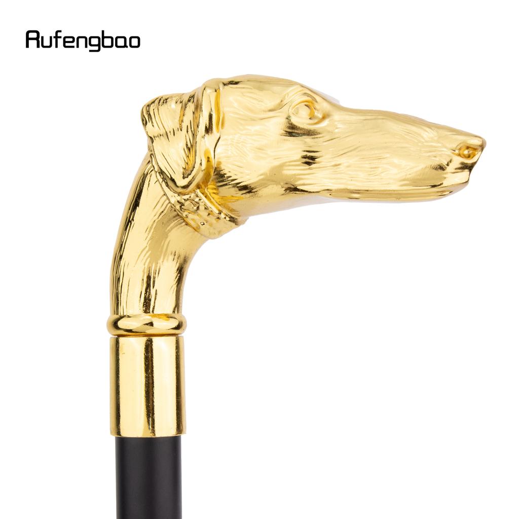 Cane Golden Dachshund Testa di Dachshund Bastone da Passeggio Moda Decorativo Bastone da Passeggio Manico Cosplay Elegante Bastone Pastorale 93cm