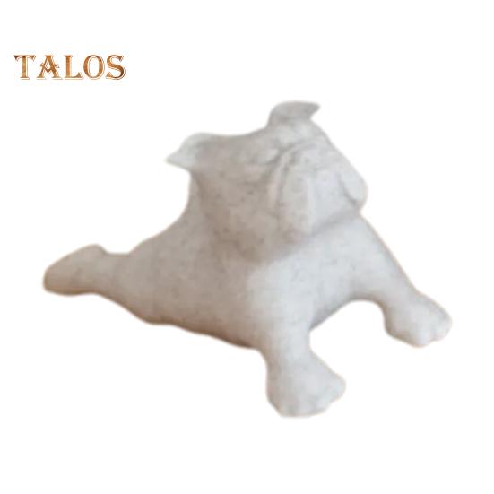 

3D-печатная статуэтка для йоги бульдога с разрешением слоя 0,1 мм, фигурка собаки из PLA, матовая отделка, поза бульдога Zen Master C белый