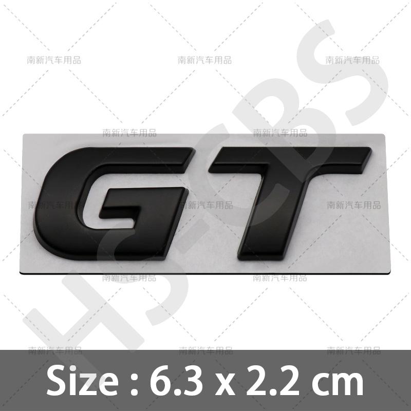 

1Pcs Metal 3D Car Rear Trunk GT Emblem Logo Auto Door Fender Badge Tailgate ogo GT Car Body Decorative Stickers Accessoires