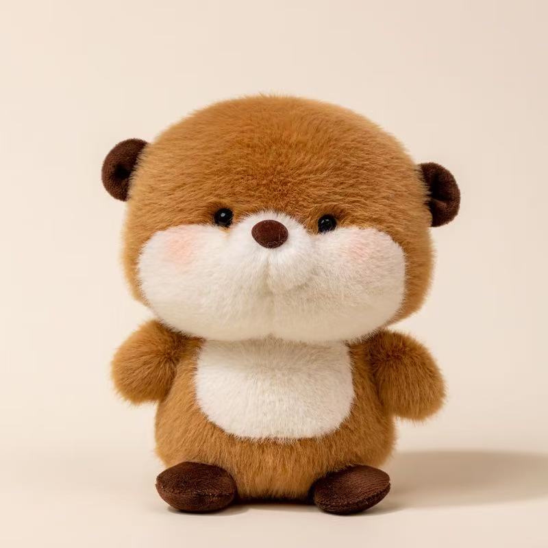Sevimli Peluş Arkadaş Bebek Anime Fil Tavşan Ayı Panda Çizgi Film Masa Arkadaşı Bebek 16cm Yumuşak Peluş Oyuncak Uyuyan Hediye