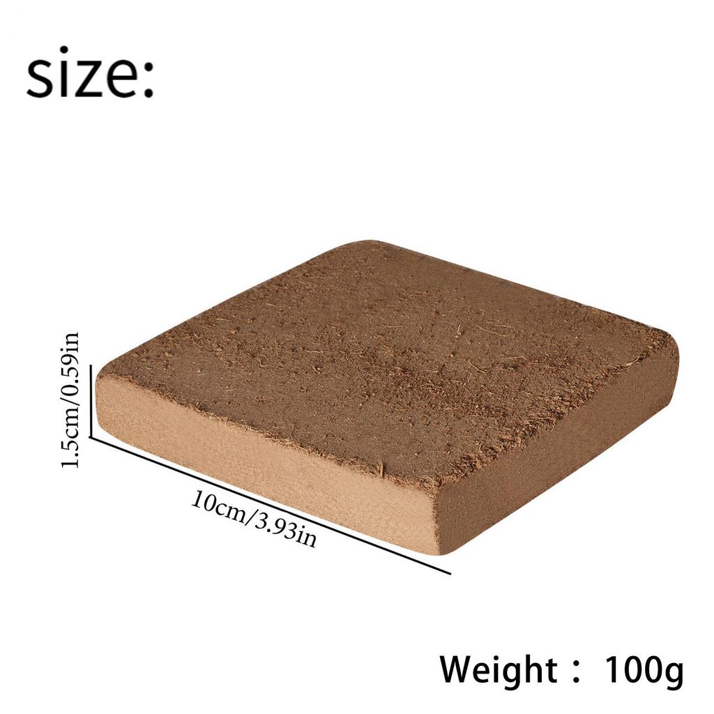 Compressed Coco Coir Brick for Optimal Plant Growth Aerated and Well Draining