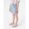 Mark Jenny Girls' Lace-Waist Denim Shorts for Outerwear, Children's Pants, 2026 Summer New Style, Pure Cotton 550511