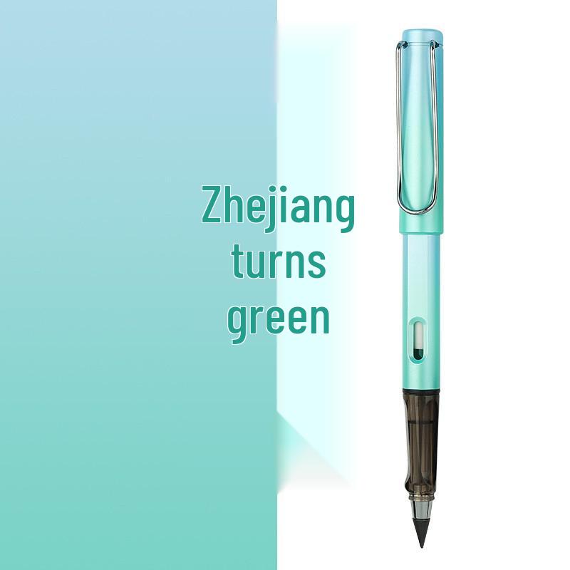 Black Tech Eternal Pencil: No Sharpening, No Ink, Break-Resistant Lead, Posture-Correcting Drawing Tool