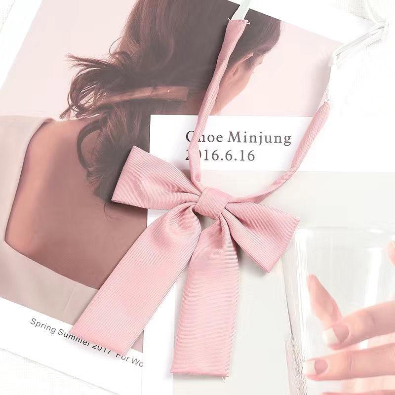 Japanese School Uniform Bow Tie For Girls Polyester Accessory With Elegant Design For Students