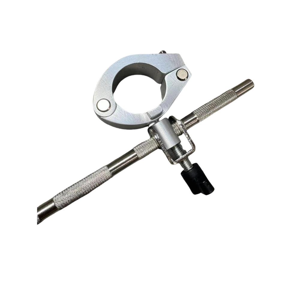 Adjustable Right Angle Pipe Clamp with Memory Lock for Drum Rack Systems