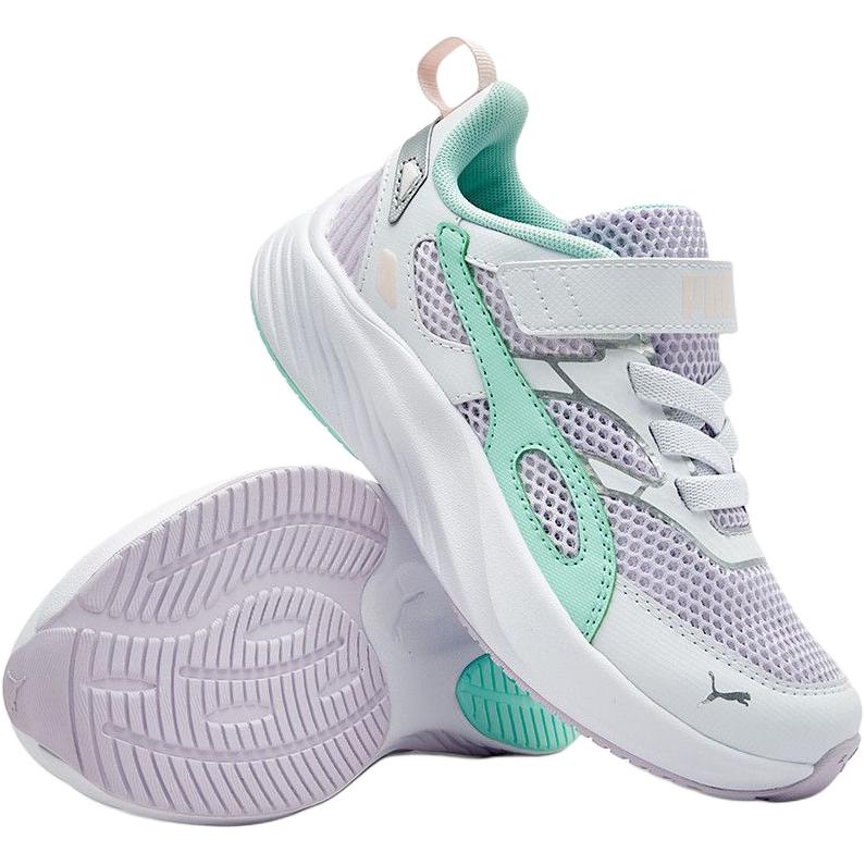 Puma Pounce Lite Fabric Om Ac Comfortable Versatile Training Sprint Racing Durable Lightweight Shock Absorption Low Top Running Shoes 404326-03