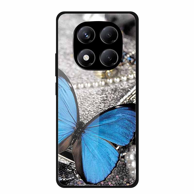 Luxury Case For Redmi Note 14 Pro 4G Tempered Glass Cover For Xiaomi Redmi Note14 Pro 4G Phone Cases Fashion Protective fundas