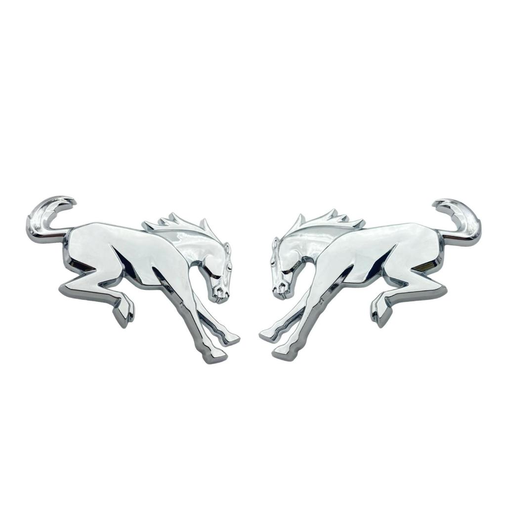 Ideal for Ford Bronco lettering, prancing horse emblem, fender lettering, and rear emblem stickers.