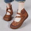 2025 Summer and Autumn Retro Casual Soft-soled Mother Sandals Hole Hole Women's Shoes Foreign Style Versatile Trend Sense Foreign Style Versatile