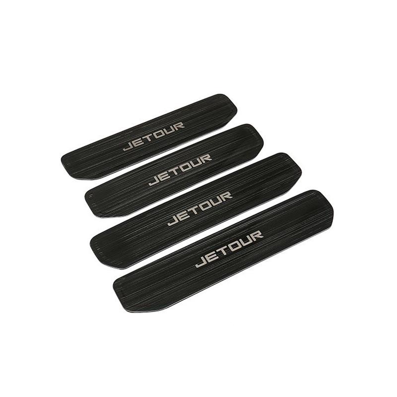 Car Stainless Steel Door Handle Panel Decorative Cover For Chery Jetour Traveller T2 2023 2024 Modification Accessories